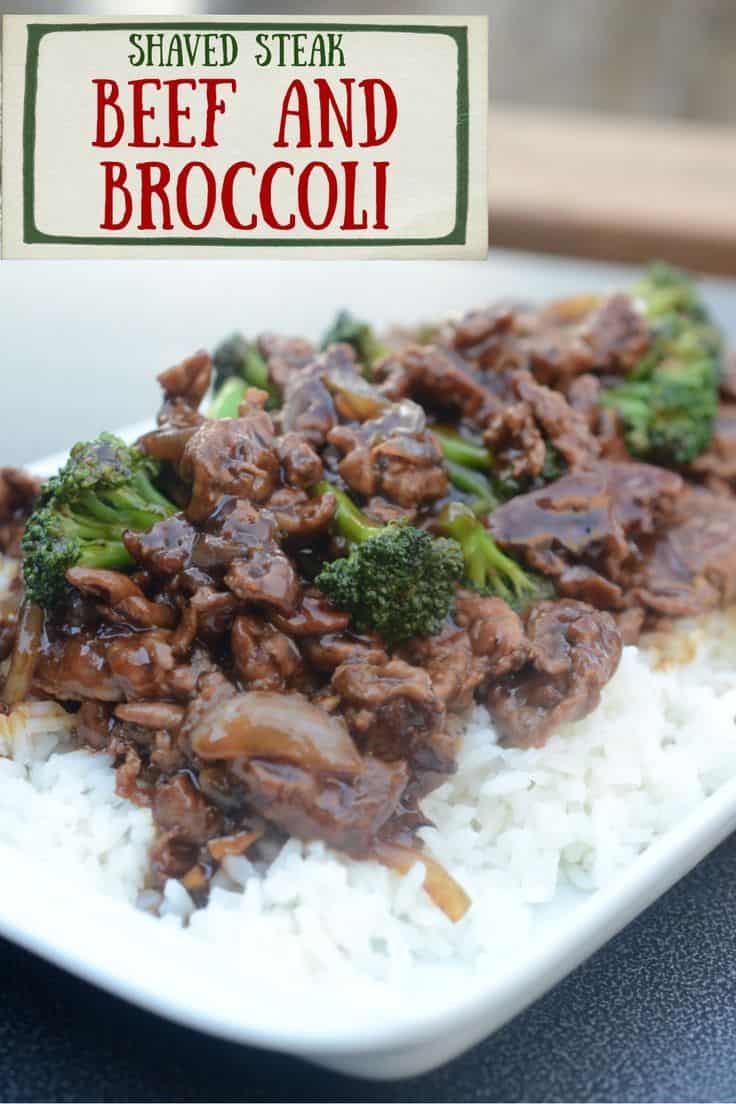 Shaved Steak Beef And Broccoli Stir Fry