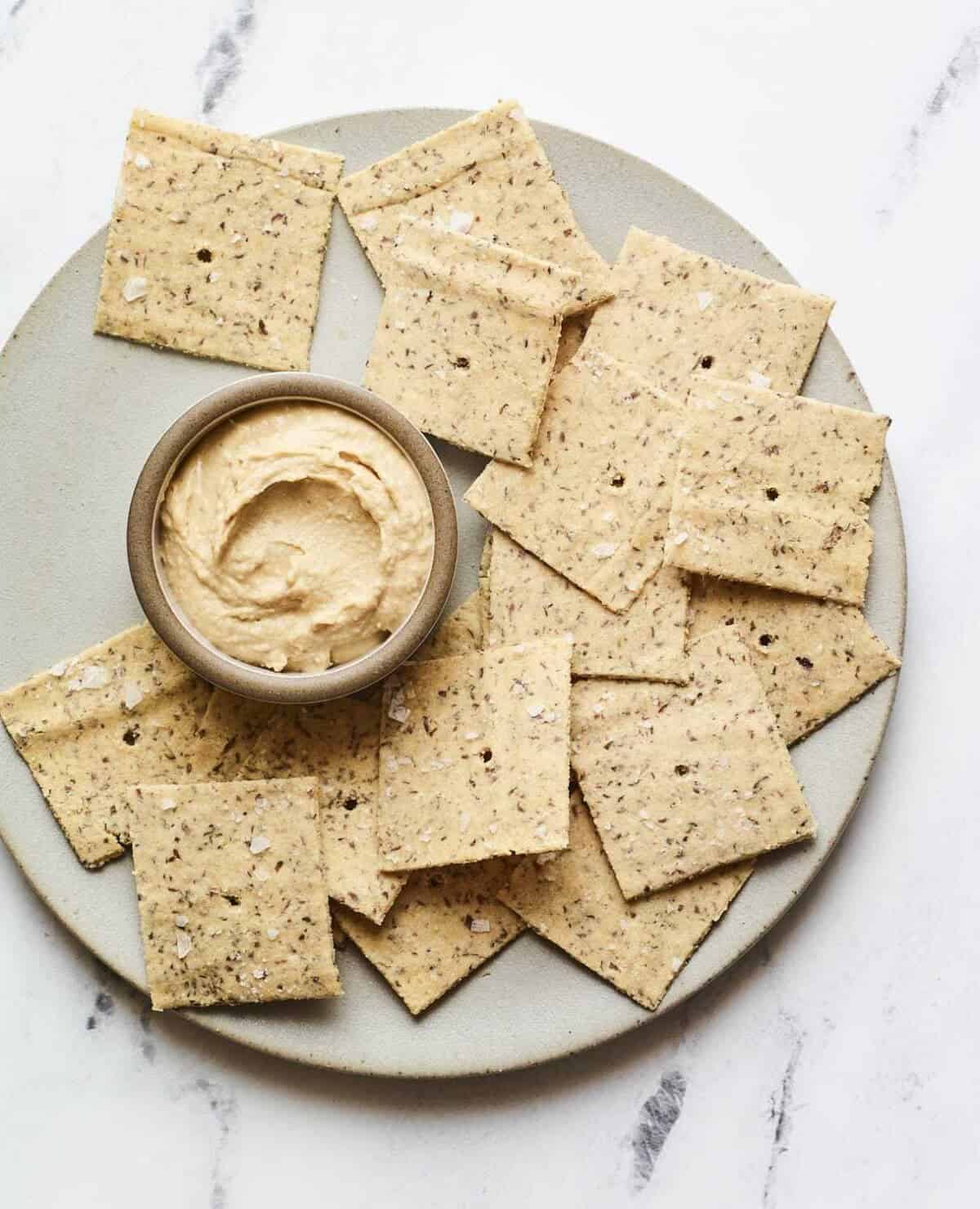 Almond Flour Crackers