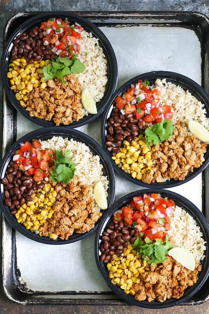 Chicken Burrito Bowls