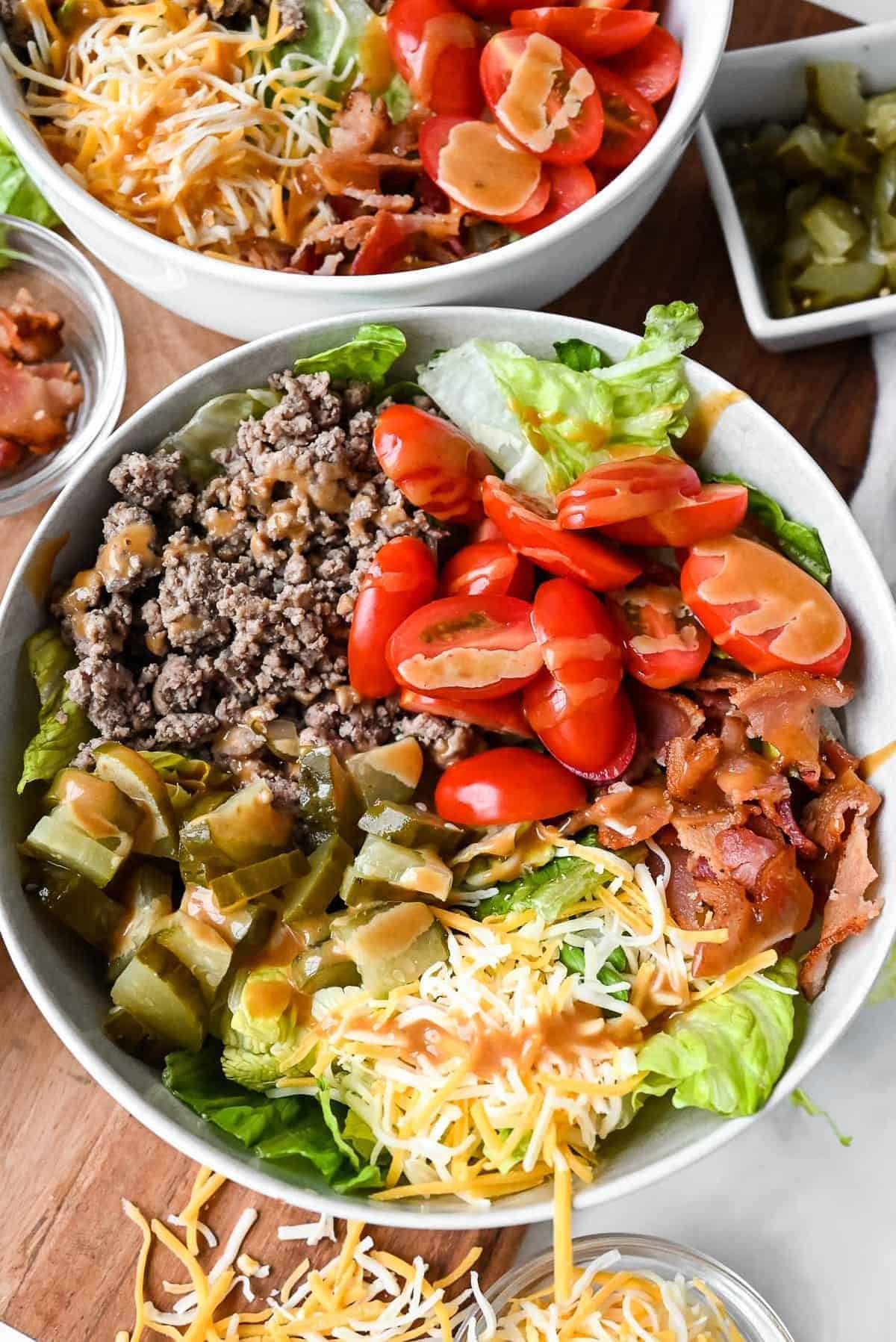 Burger In A Bowl