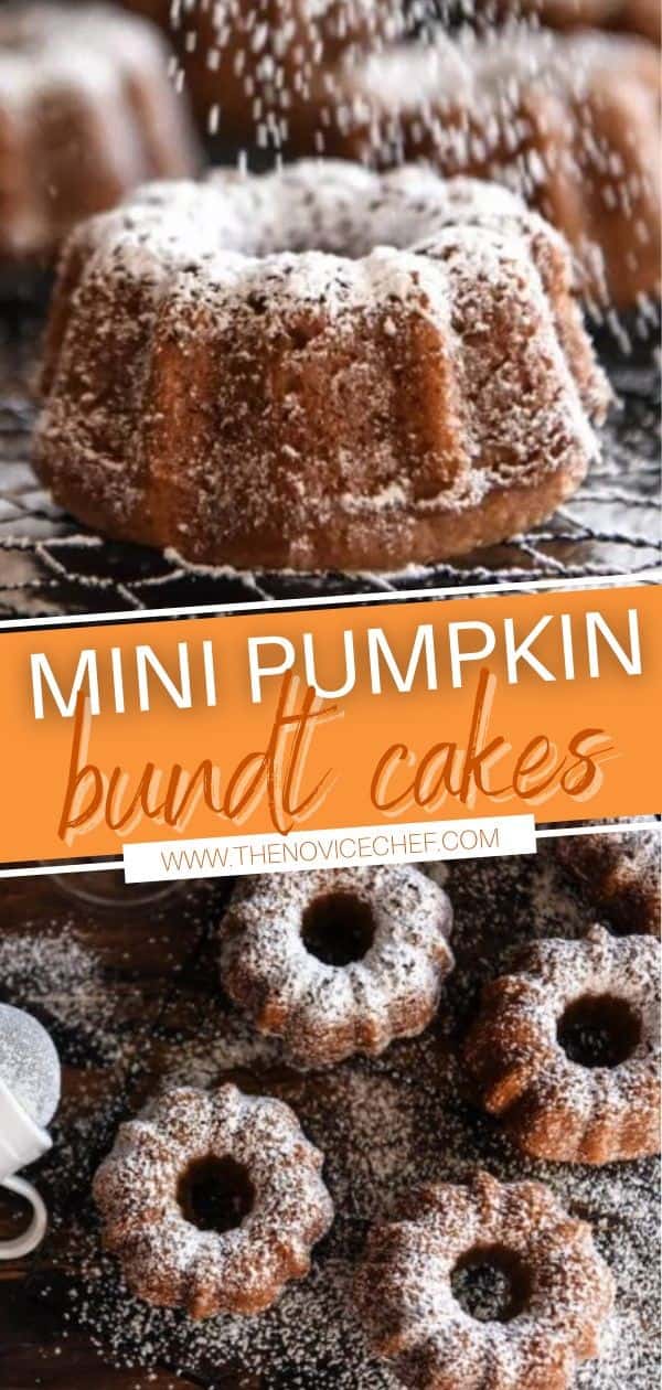 Mini Pumpkin Bundt Cakes