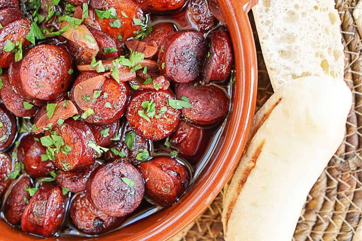 Chorizo Al Vino Tinto