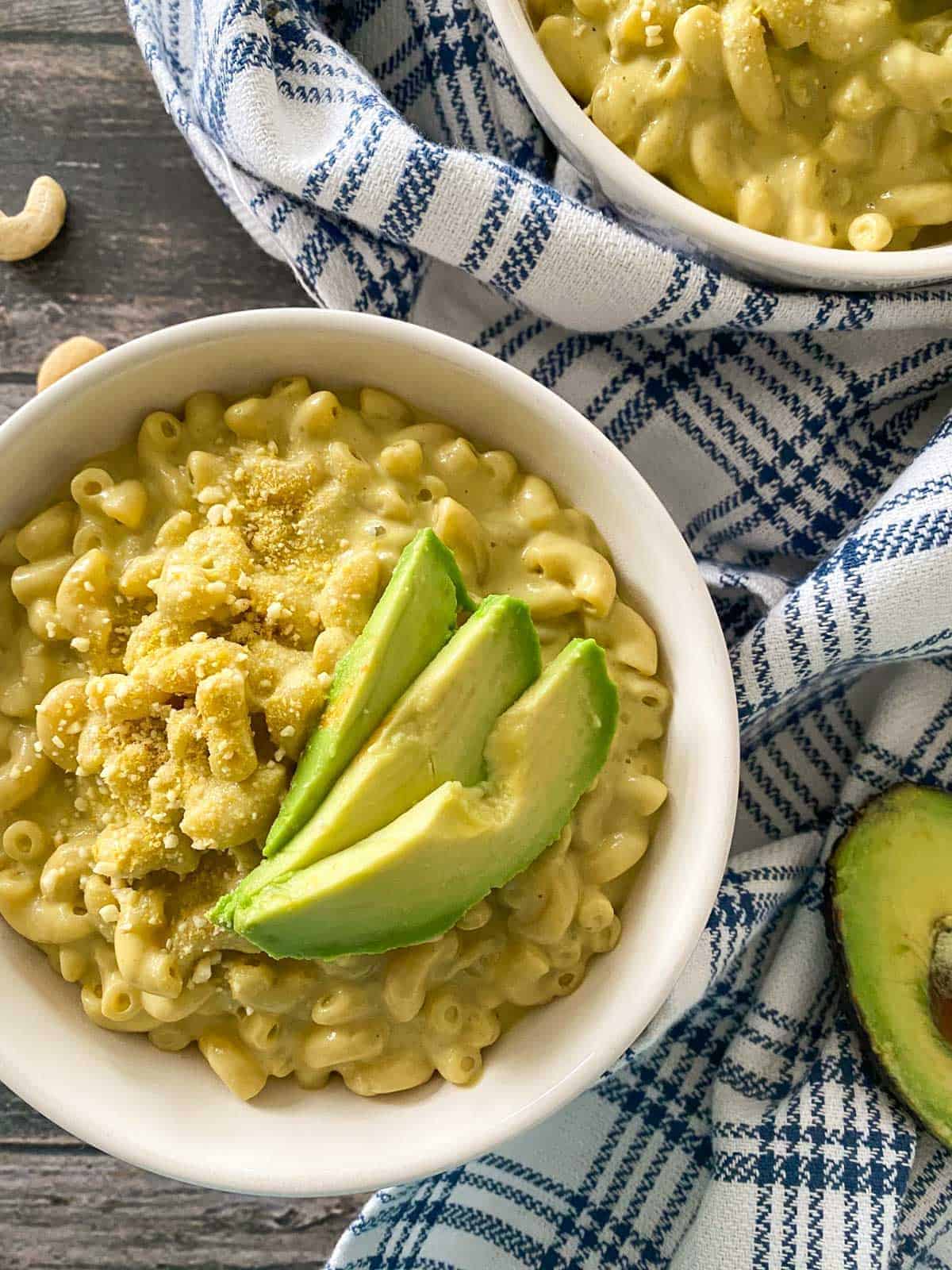 Vegan Avocado Mac and Cheese