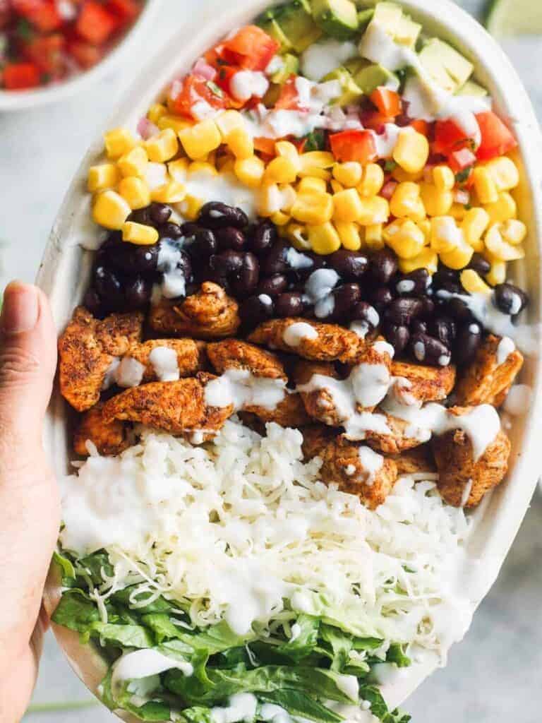 Chicken Burrito Bowl Recipe (Chipotle Copycat)