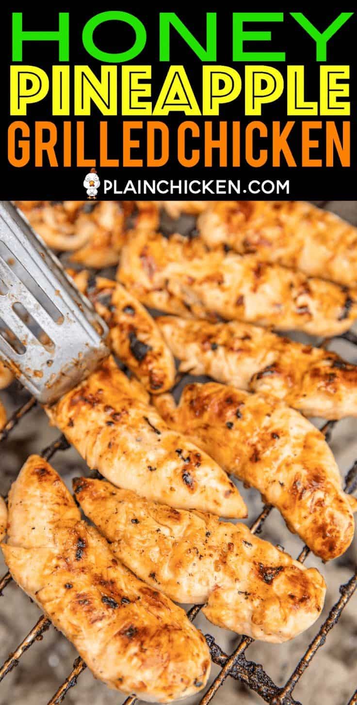 Honey Pineapple Grilled Chicken