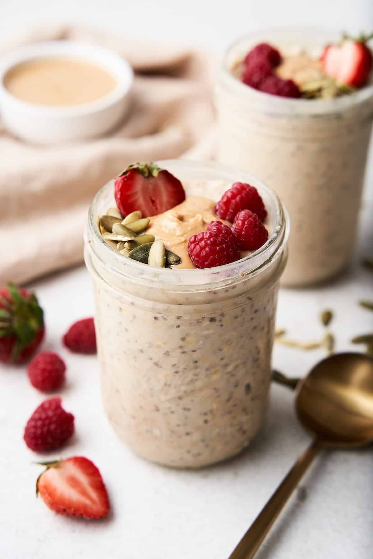 Creamy High-Protein Overnight Oats