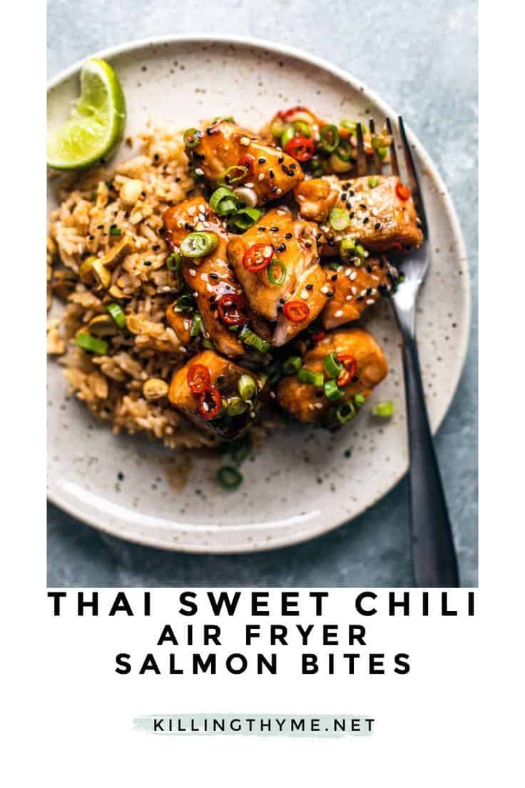 Thai Sweet Chili Air Fryer Salmon Bites