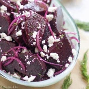 Oven-Roasted Beets with Honey Ricotta