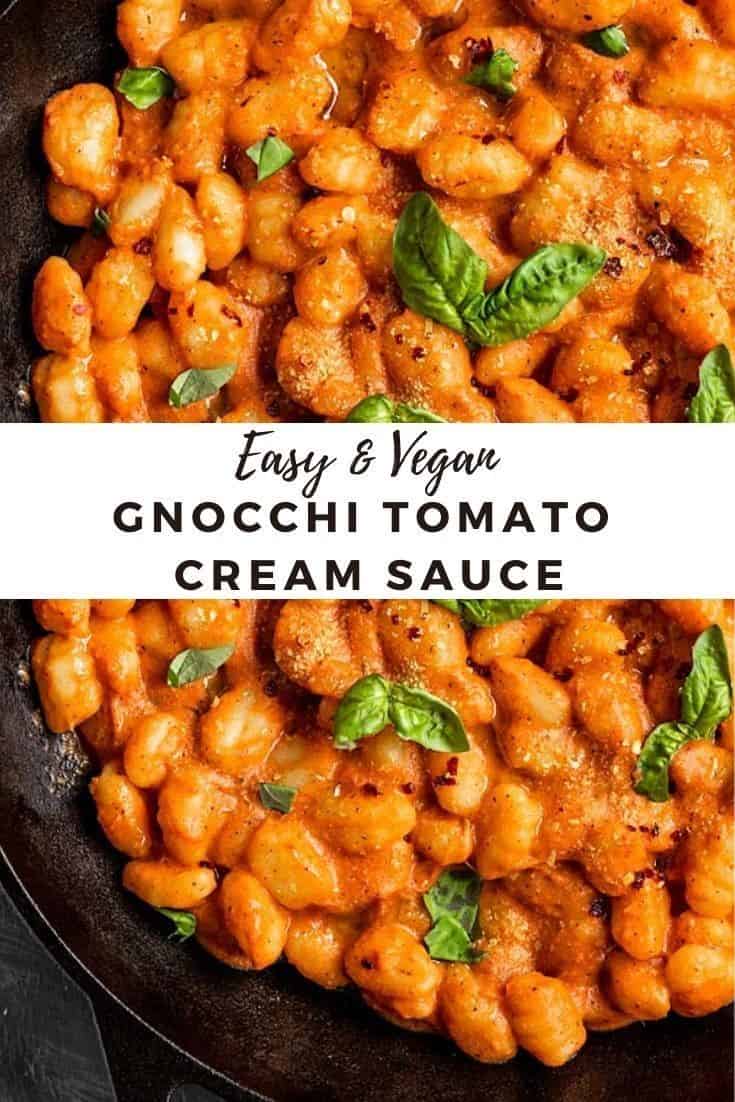 Vegan Gnocchi Tomato Cream Sauce