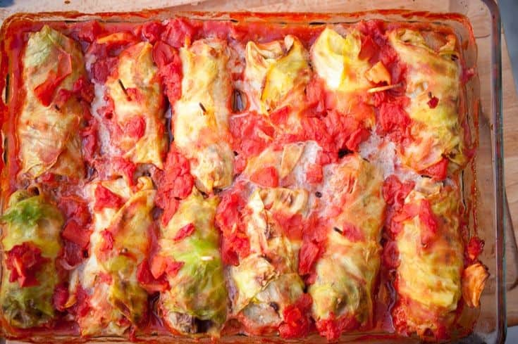 Elk Stuffed Cabbage Rolls