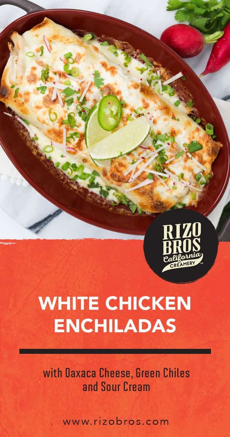 White Chicken Enchiladas