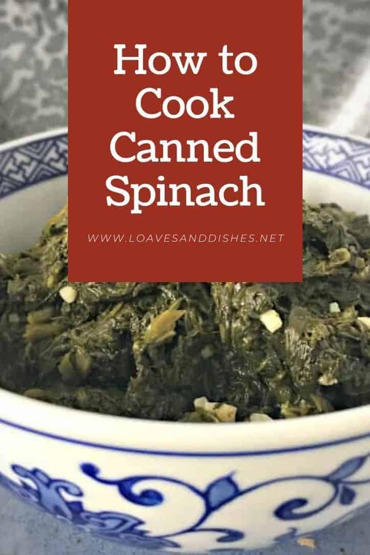 Canned Spinach With Bacon