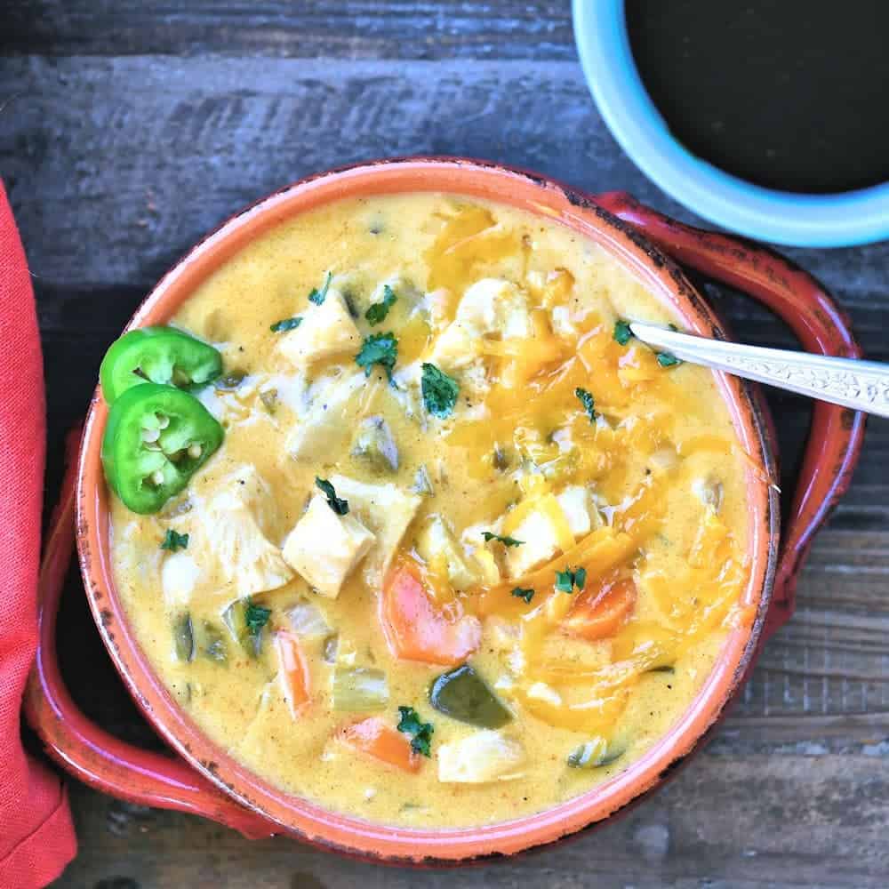 One-Skillet Cheesy Chicken Chili