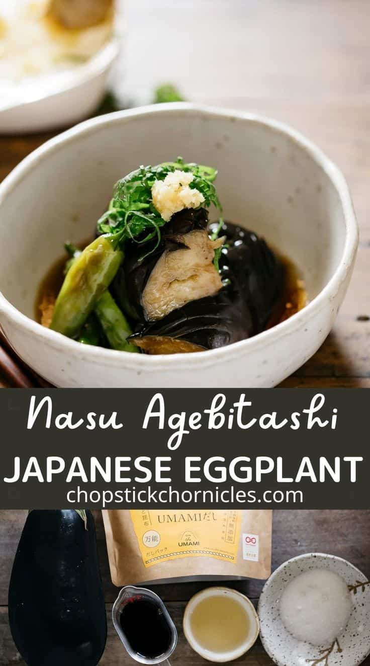 Japanese Eggplant Agebitashi