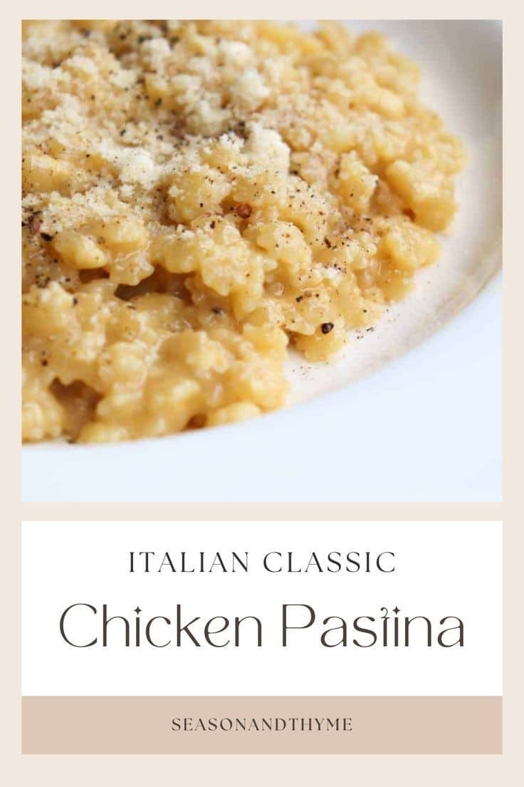 Italian Chicken Pastina With Egg