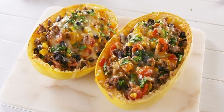 Four Cheese Spaghetti Squash