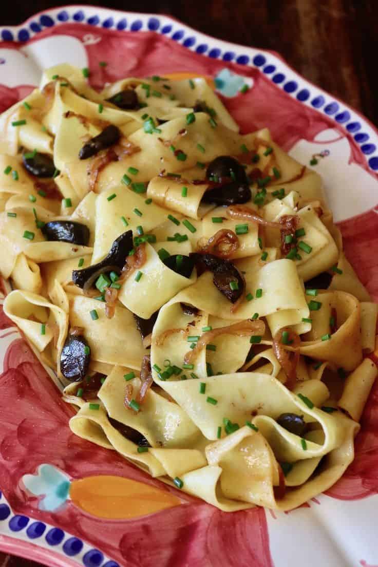 Black Garlic Pappardelle Pasta