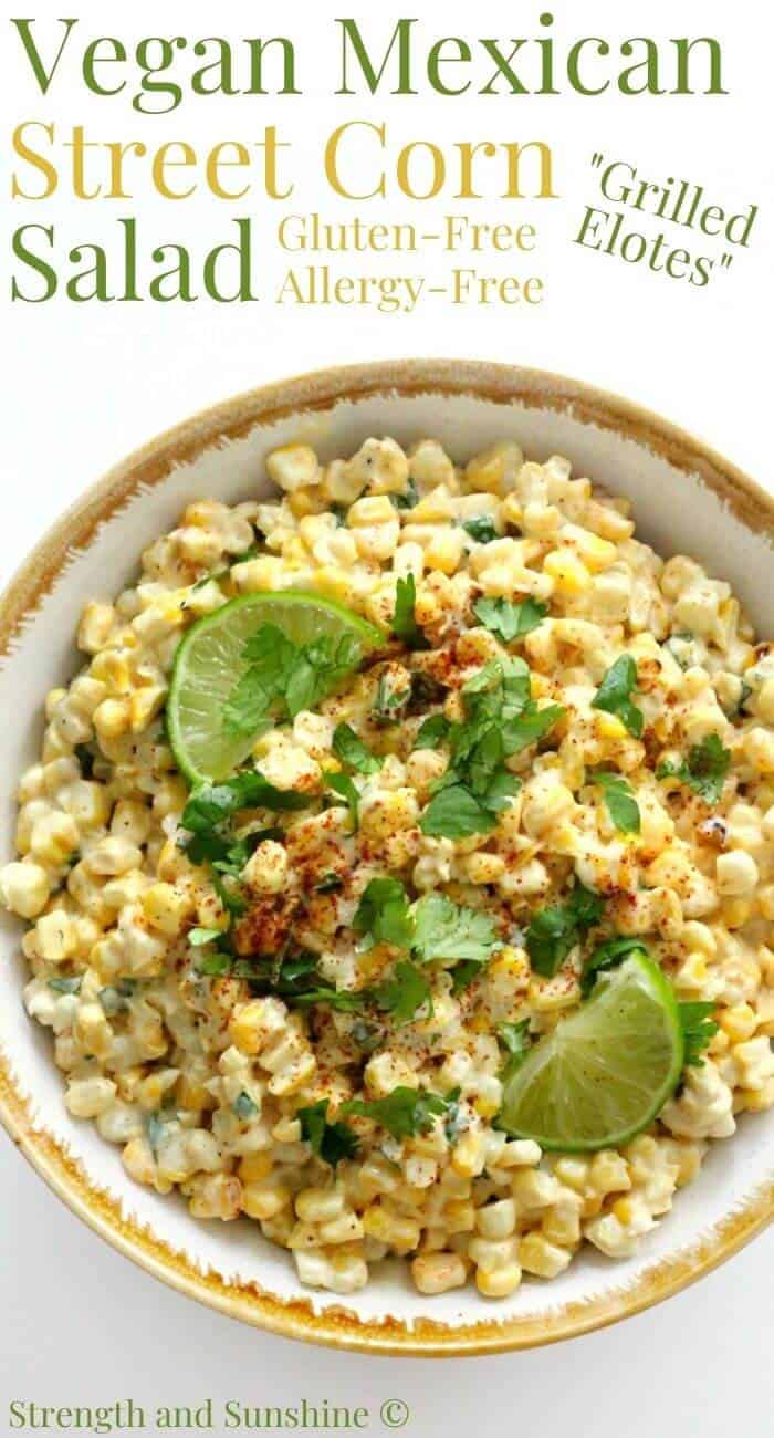 Vegan Mexican Street Corn Salad