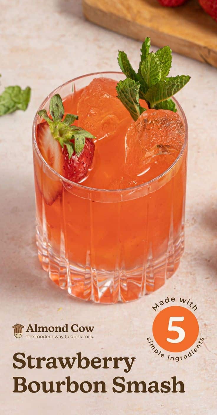 Strawberry Bourbon Smash