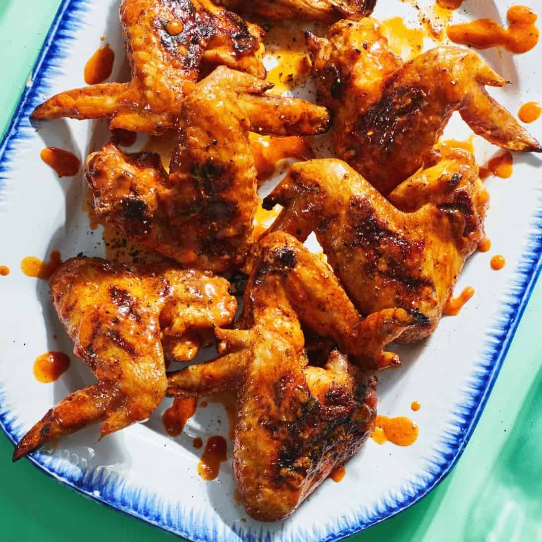 3-Ingredient Buffalo Grilled Chicken Wings