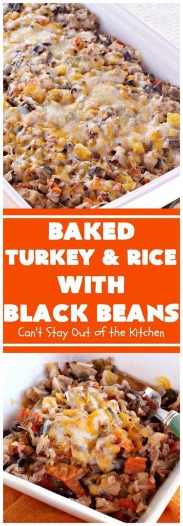 Baked Turkey And Rice With Black Beans