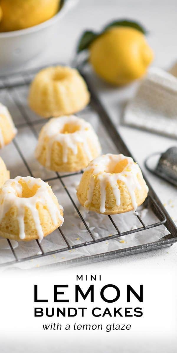 Mini Lemon Bundt Cakes