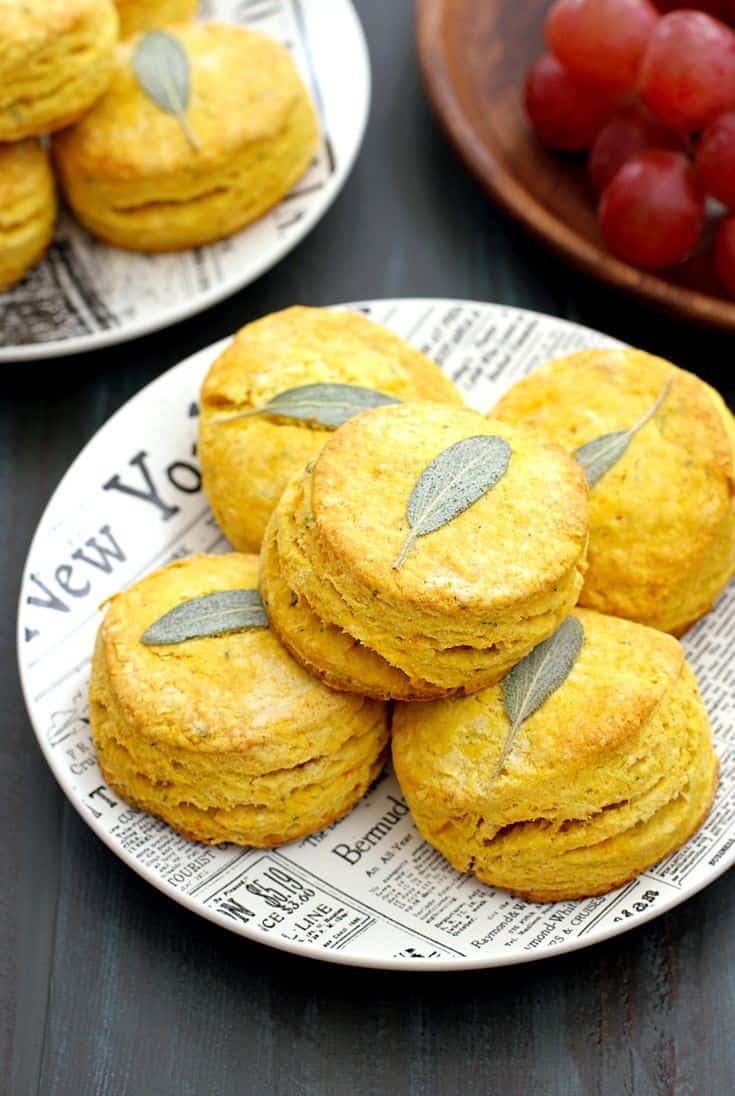 Honeynut Squash And Sage Biscuits