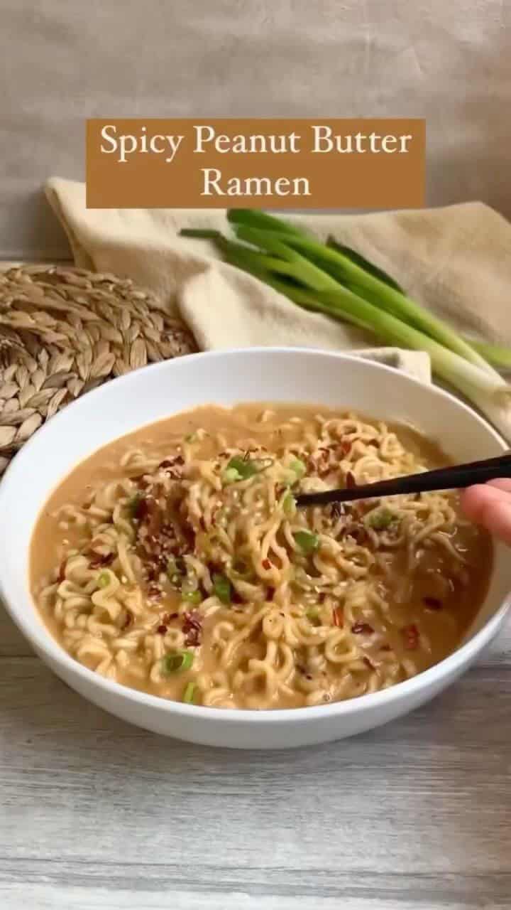 Spicy Peanut Butter Ramen