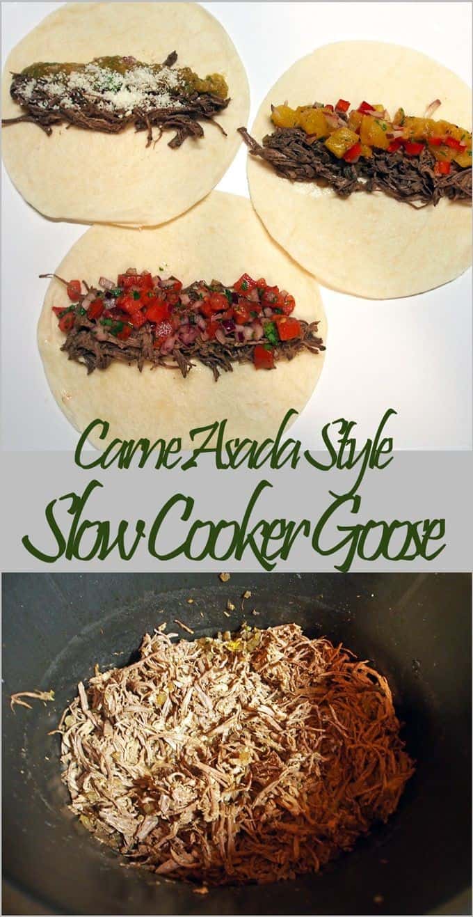 Carne Asada Style Slow Cooker Goose