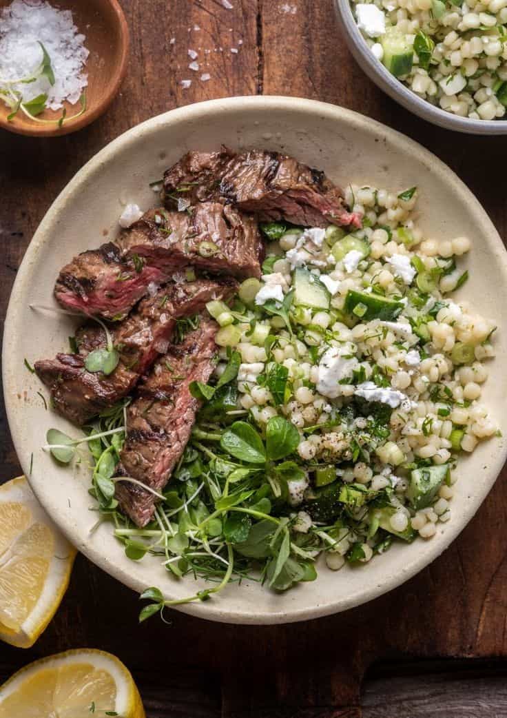 Garlic Butter Grilled Steak Shrimp