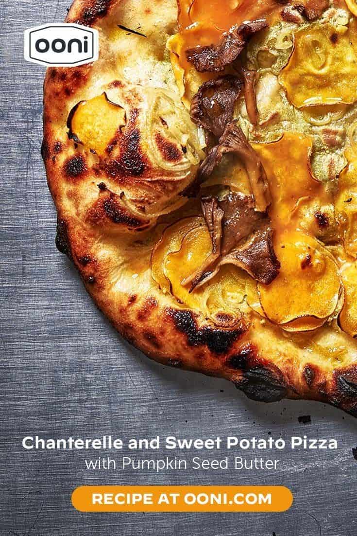 Chanterelle And Sweet Potato Pizza