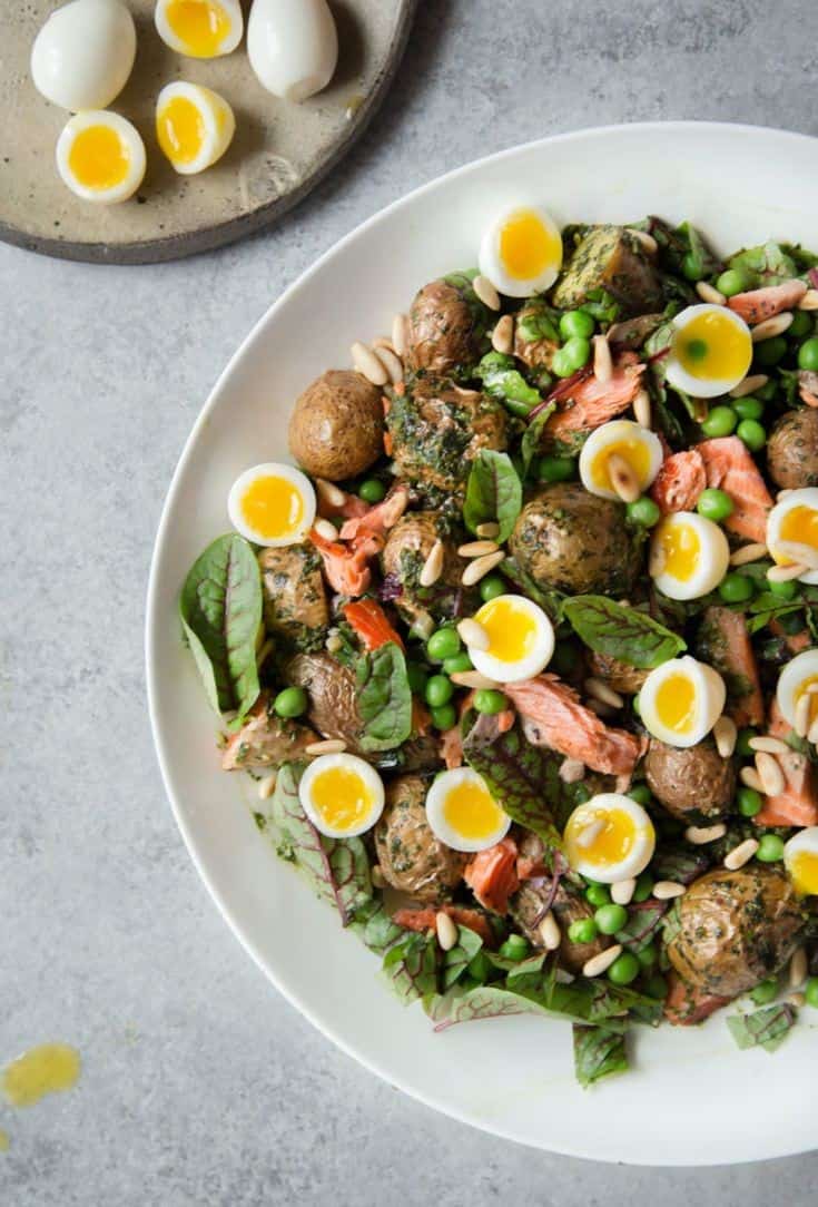 Spring Potato Salad With Quail Eggs