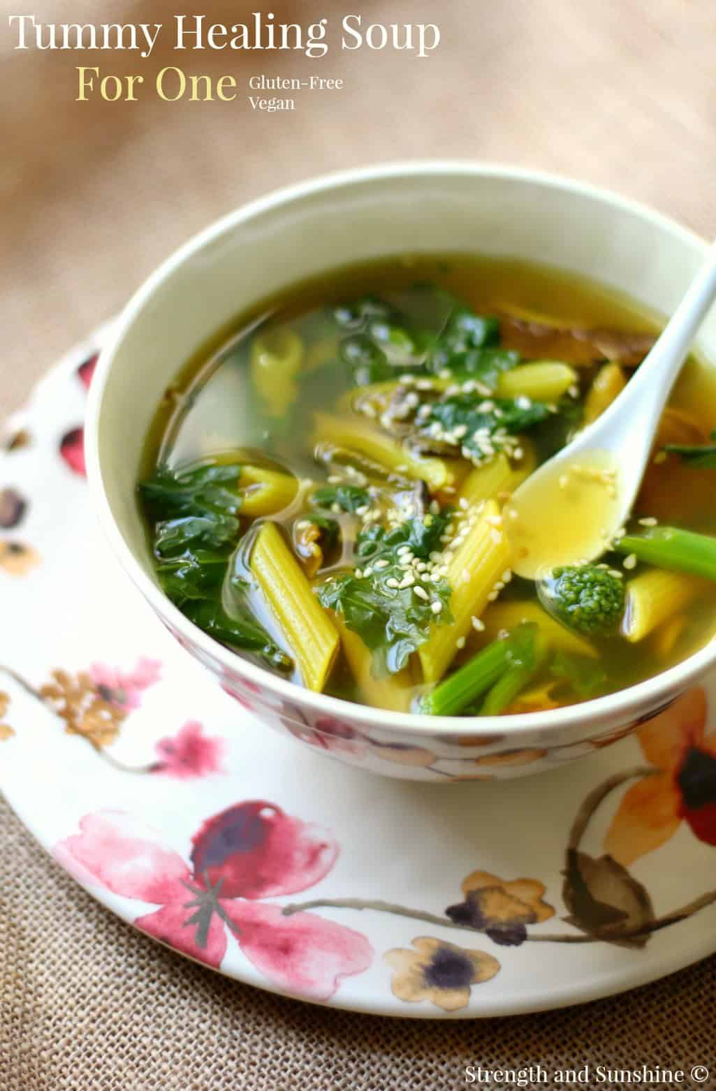 Tummy Healing Soup For One