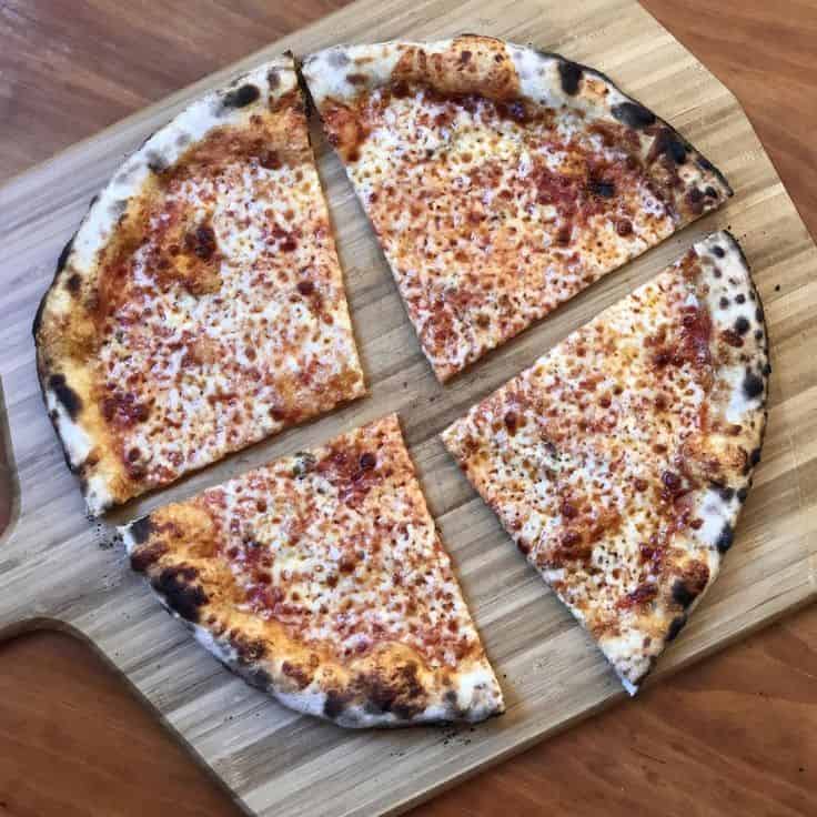 New York Style Thin And Crispy Cheese Pizza