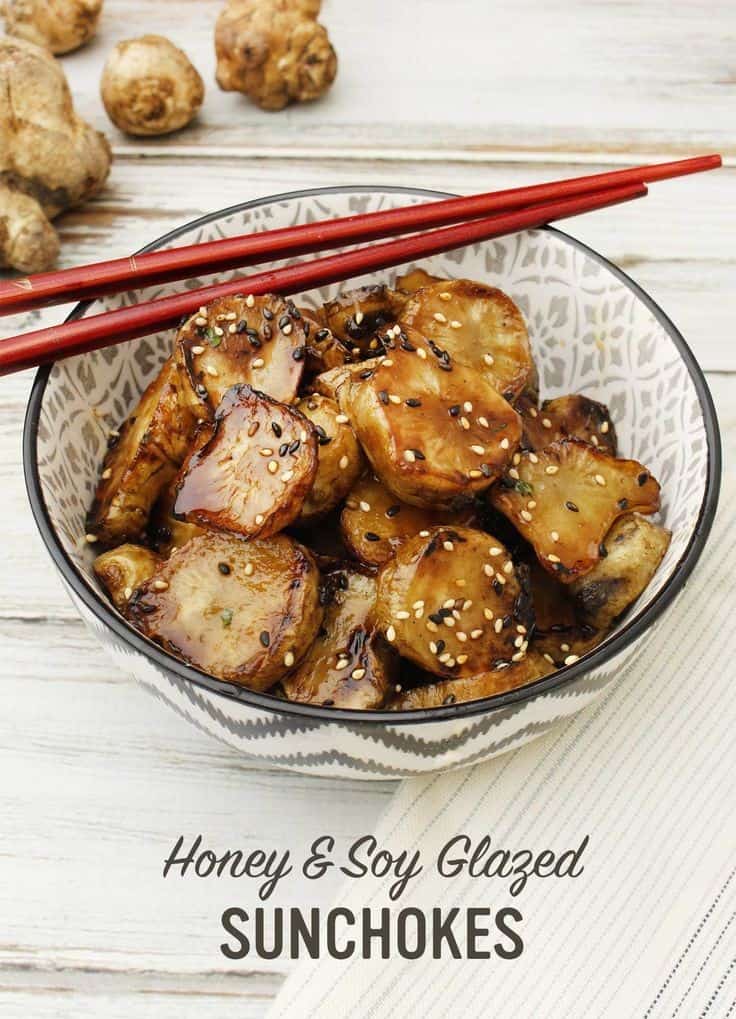 Honey And Soy Glazed Sunchokes