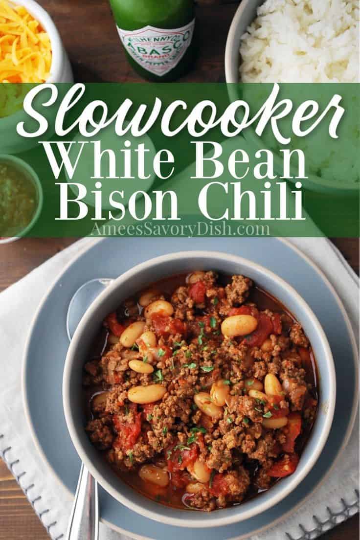 Slow Cooker Bison Chili