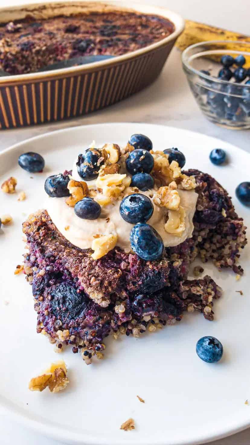 Easy Vegan Quinoa Breakfast Bake