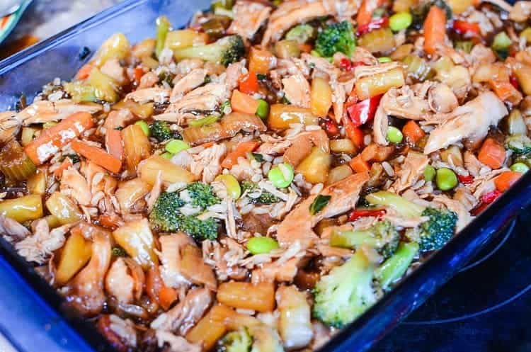 Weight Watchers Teriyaki Chicken Casserole